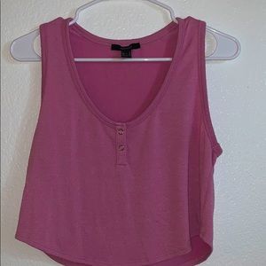 Pink tank top from forever 21